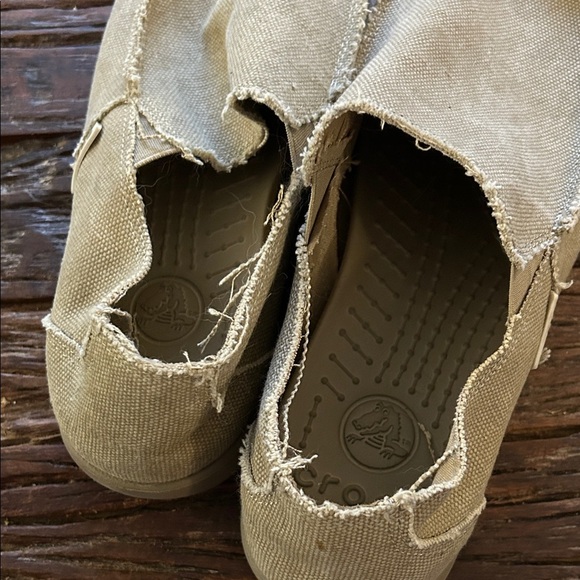 CROCS Men's Beige Slip-On Loafers - Picture 5 of 5